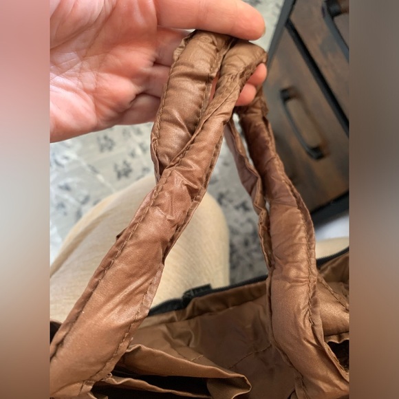 Vintage 1982 totes Shopping Bag Water Resistant Reusable Zips Small Travel - Picture 7 of 8